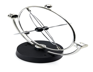 Motion Desk Toy on White Background